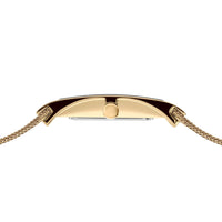 Bering Classic Rectangular Gold Plated Watch 10222-331-S