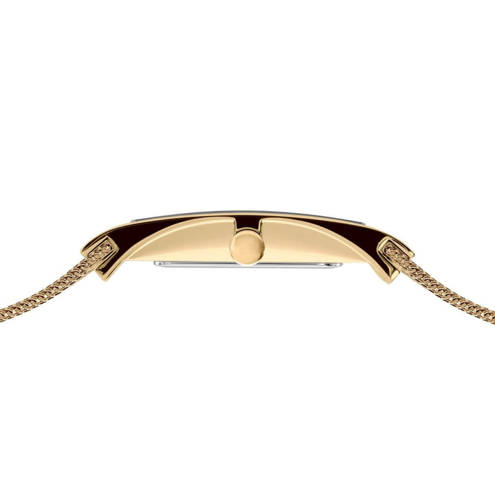 Bering Classic Rectangular Gold Plated Watch 10222-331-S