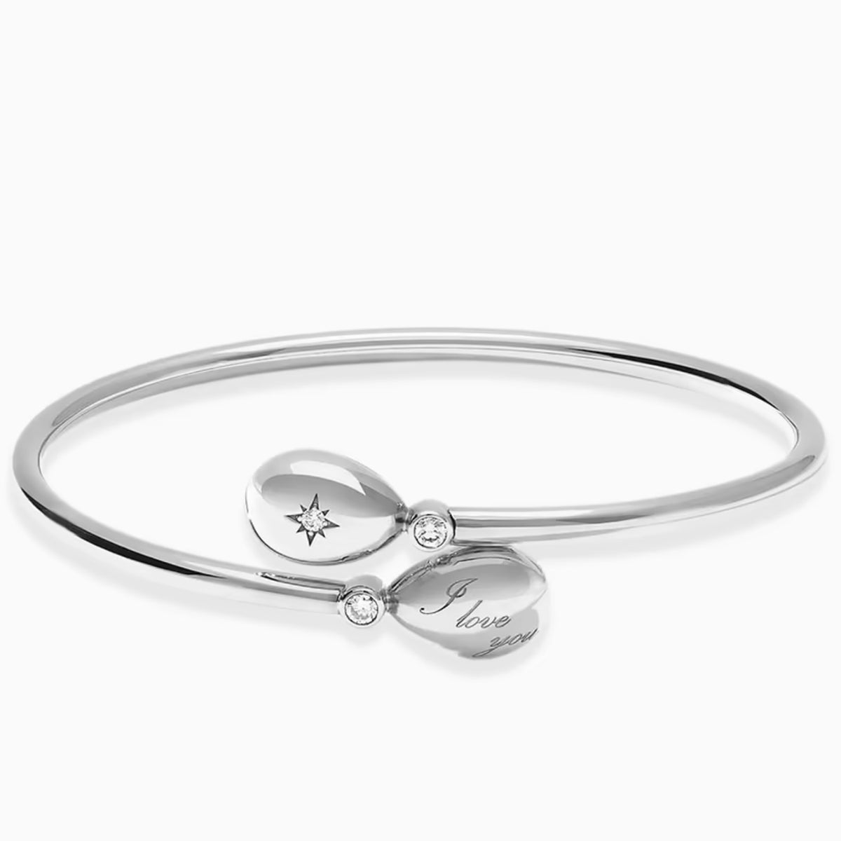 Fabergé Heritage Forever I Love You Crossover Bracelet 18ct White Gold - Michael Jones Jeweller