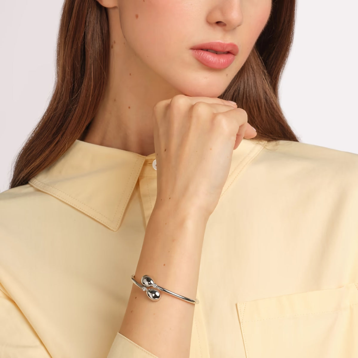 Fabergé Heritage Forever I Love You Crossover Bracelet 18ct White Gold - Michael Jones Jeweller