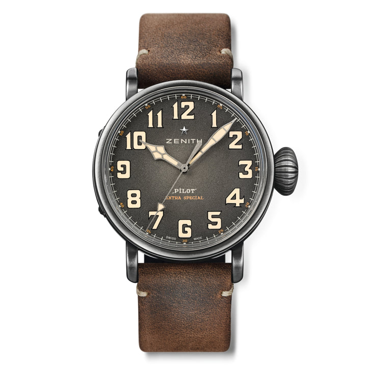 Zenith Pilot Type 20 Ton Up 28'800 VpH - Luxury Men's Watch 11.2430.679/21.C801