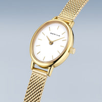Bering Classic Polished Gold Plated Quartz Watch 11020-334