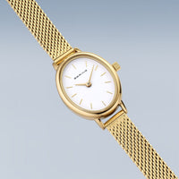 Bering Classic Polished Gold Plated Quartz Watch 11020-334
