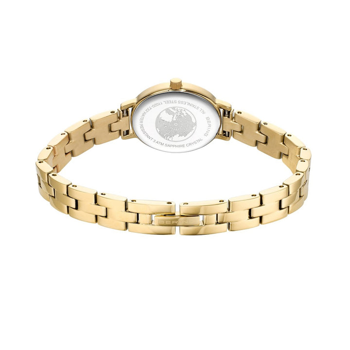 Bering Classic Oval Gold Plated Quartz Watch 11020-732