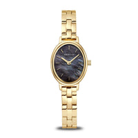 Bering Classic Oval Gold Plated Quartz Watch 11020-732