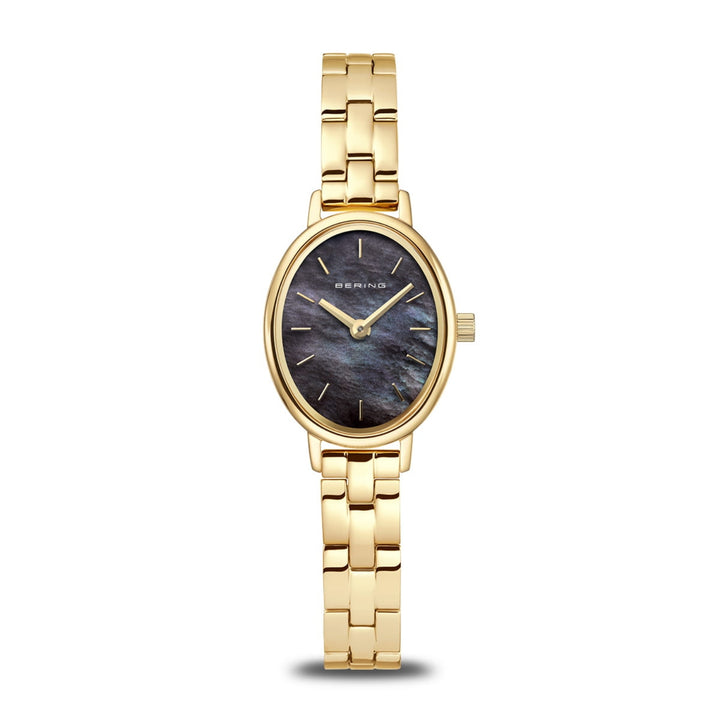 Bering Classic Oval Gold Plated Quartz Watch 11020-732