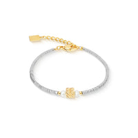 Coeur de Lion Edge & Grace Silver-Gold Bracelet