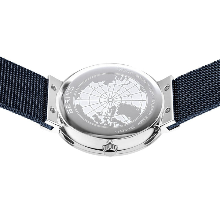 Bering Classic Blue Ceramic Quartz Watch 11435-307