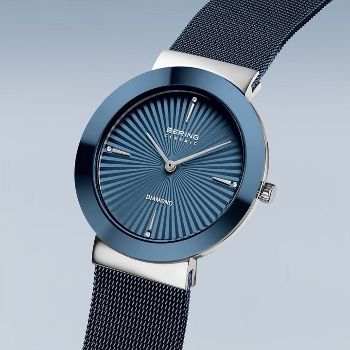 Bering Classic Blue Ceramic Quartz Watch 11435-307