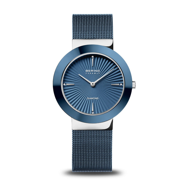 Bering Classic Blue Ceramic Quartz Watch 11435-307
