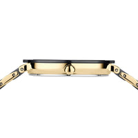 Bering Black Ceramic Gold Plated Quartz Watch 11435-732