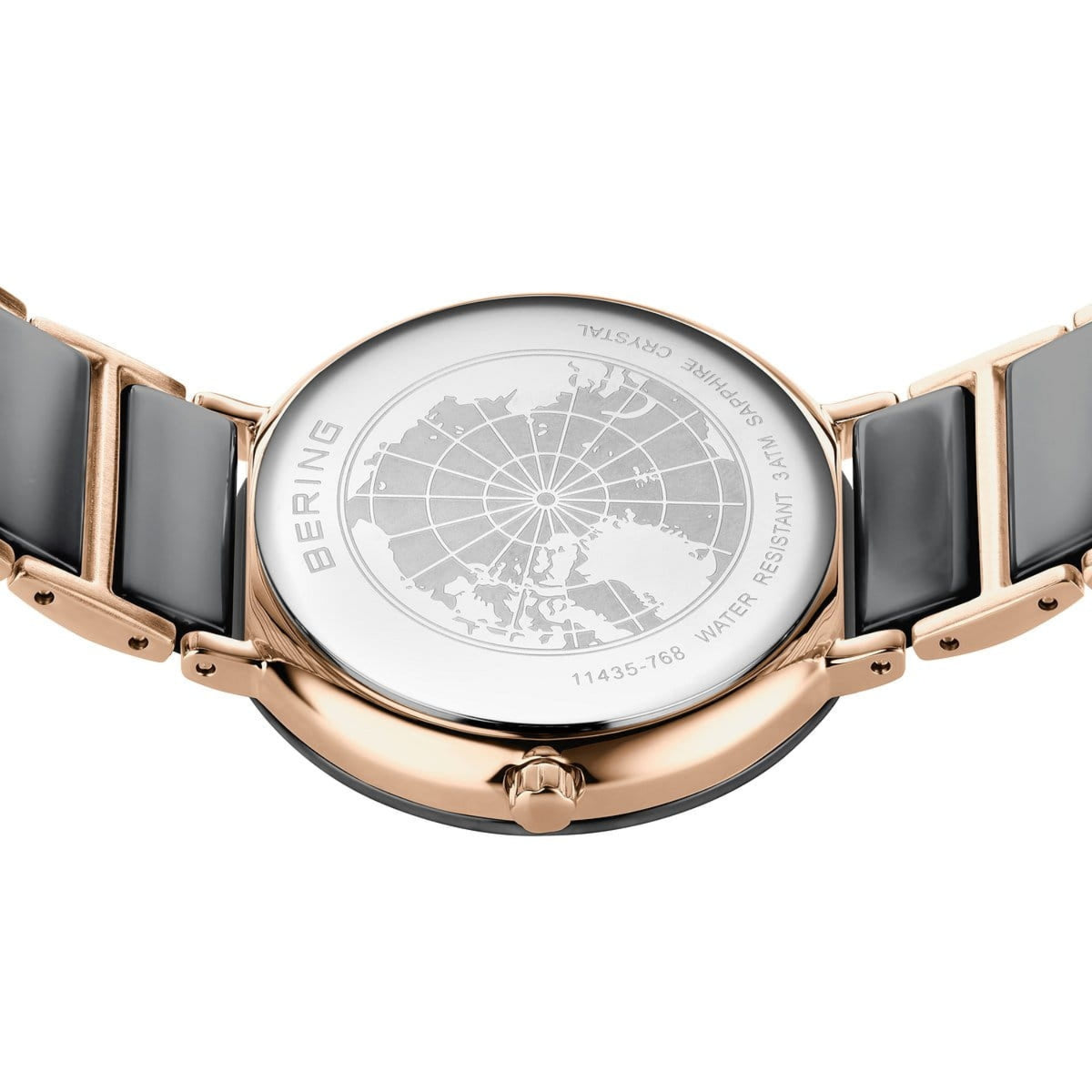 Bering Ceramic Rose Gold Plated Quartz Watch 11435-768 - Michael Jones Jeweller