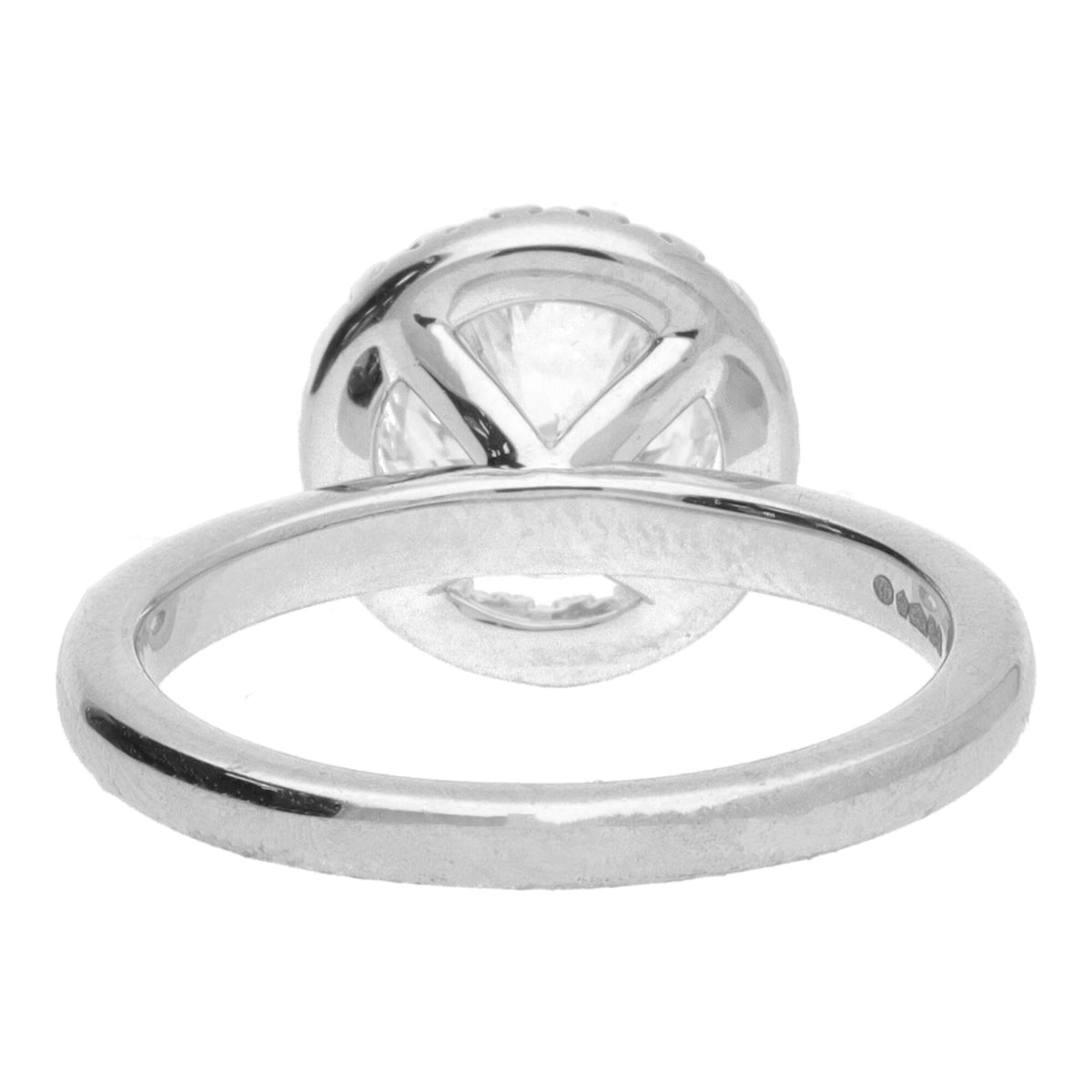 Platinum 1.98ct Laboratory Grown Diamond Cluster Ring - Michael Jones Jeweller