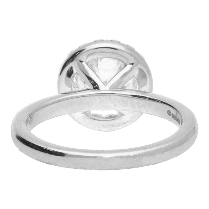 Platinum 1.98ct Laboratory Grown Diamond Cluster Ring