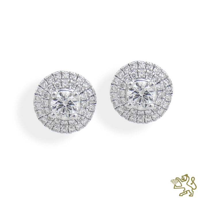 Bonaire 0.23ct Diamond White Gold Earrings - Michael Jones Jeweller