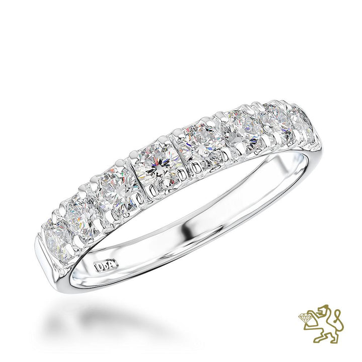 Skye Eternity Bridal 0.74ct Diamond Platinum Ring