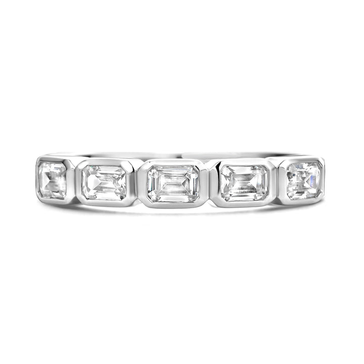 Ti Sento Octagonal Stone Multi Ring - Michael Jones Jeweller