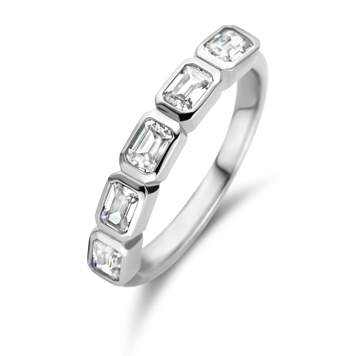 Ti Sento Octagonal Stone Multi Ring - Michael Jones Jeweller