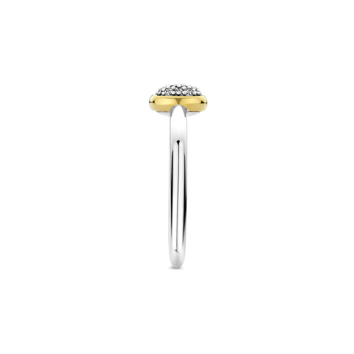 Ti Sento Yellow Gold Plated Cubic Zirconia Ring - Michael Jones Jeweller