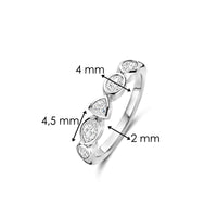 Ti Sento Cubic Zirconia Multi Shape Ring 12362ZI (54) - Michael Jones Jeweller