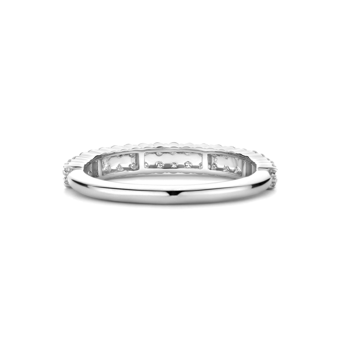 Ti Sento Cubic Zirconia Double Row Ring 12366Z (56) - Michael Jones Jeweller