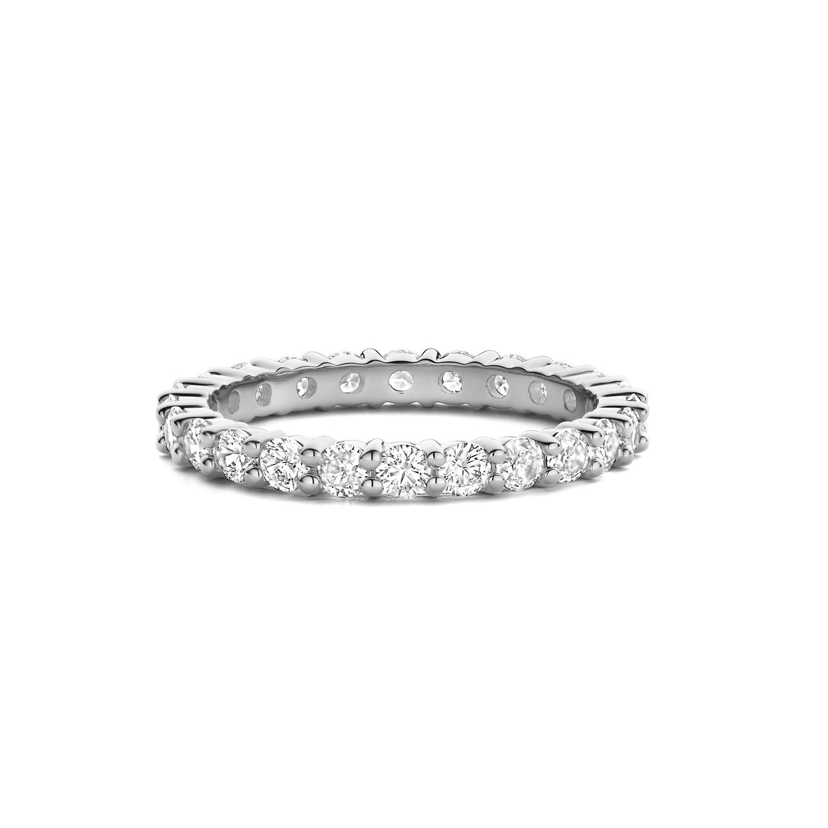 Ti Sento Cubic Zirconia Full Eternity Ring 12371ZI (56) - Michael Jones Jeweller