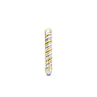 Ti Sento Yellow Gold Plated Twisted Ring 12378SY (54)