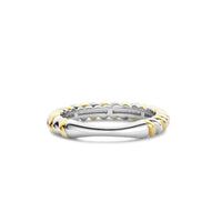 Ti Sento Yellow Gold Plated Twisted Ring 12378SY (54)