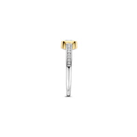 Ti Sento Yellow Gold Plated Cubic Zirconia Ring 12390ZY (54)