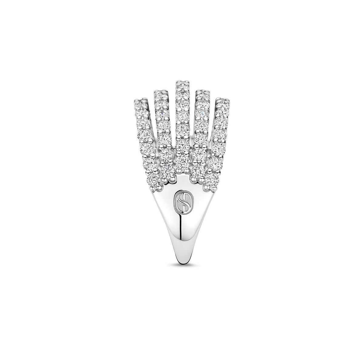 Ti Sento Cubic Zirconia Stardust Ring 12425ZI (58) - Michael Jones Jeweller