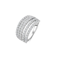Ti Sento Cubic Zirconia Stardust Ring 12425ZI (58)