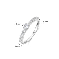 Ti Sento Cubic Zirconia Tennis Ring 12429ZI (52)