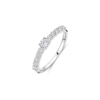 Ti Sento Cubic Zirconia Tennis Ring 12429ZI (52)