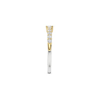Ti Sento Yellow Gold Plated Cubic Zirconia Tennis Ring 12429ZY (52)