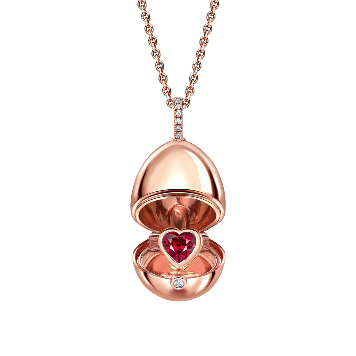 Fabergé Essence Heart Surprise Locket - Michael Jones Jeweller