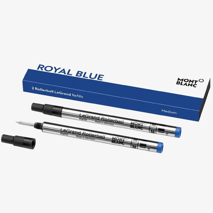 Montblanc Refills 2 Rollerball LeGrand (M) Royal Blue - Michael Jones Jeweller