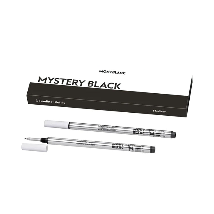 Montblanc Refills 2 Fineliner Medium Mystery Black - Michael Jones Jeweller