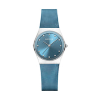 Bering Classic Polished Blue Crystal Quartz Watch 12927-308 - Michael Jones Jeweller