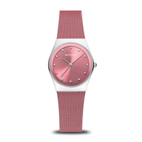 Bering Classic Polished Pink Quartz Watch 12927-989