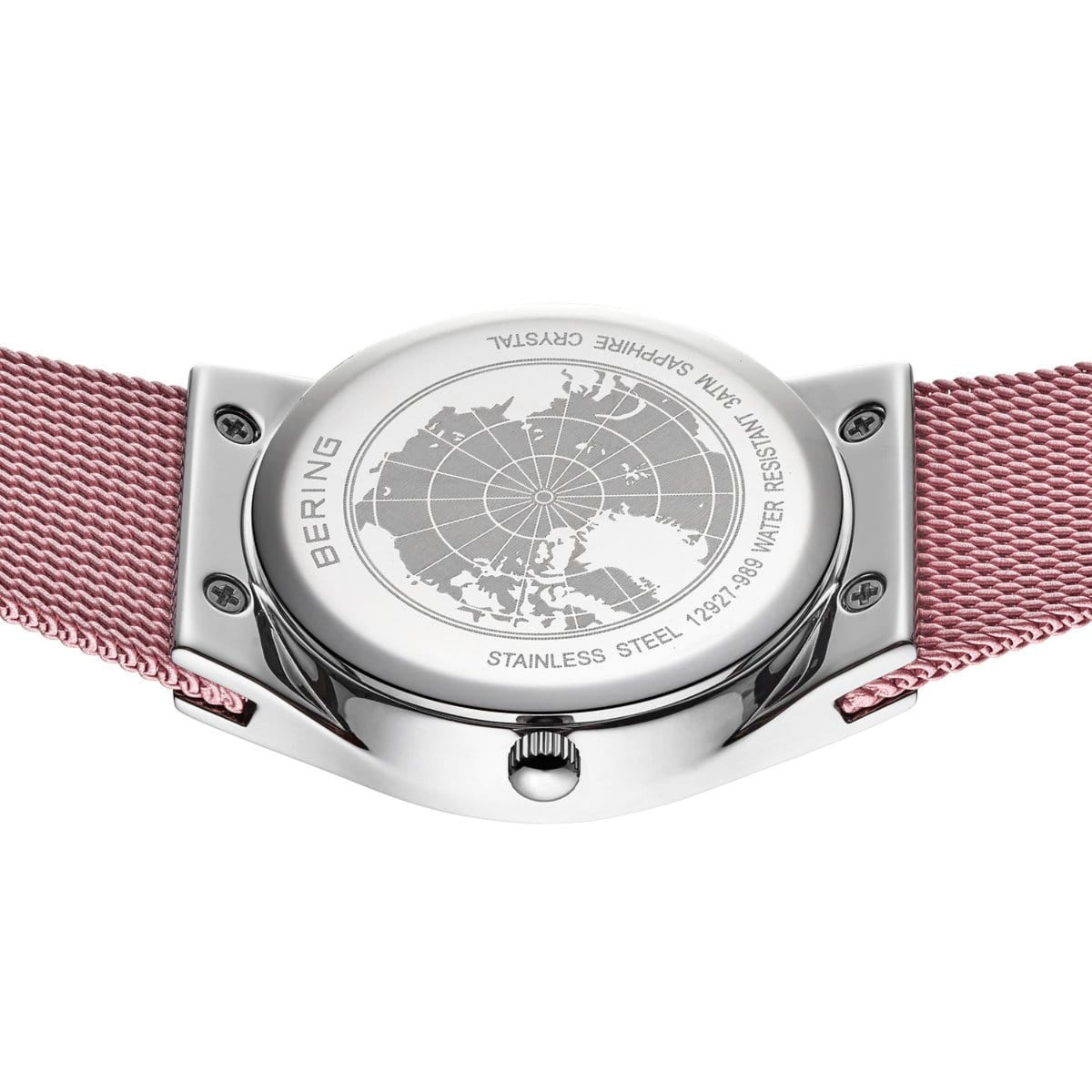 Bering Classic Polished Pink Quartz Watch 12927-989 - Michael Jones Jeweller