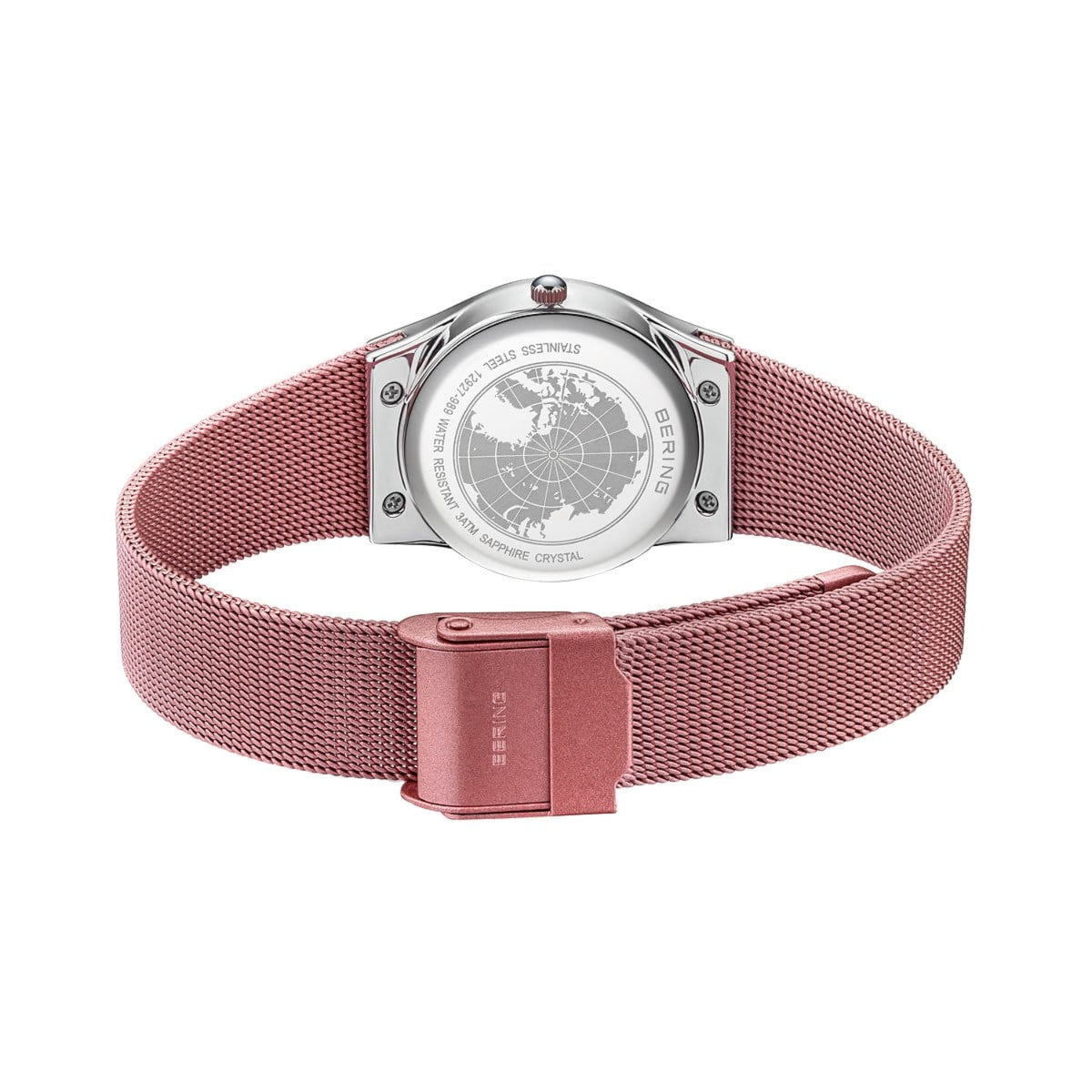 Bering Classic Polished Pink Quartz Watch 12927-989 - Michael Jones Jeweller