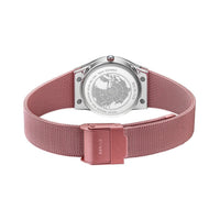 Bering Classic Polished Pink Quartz Watch 12927-989