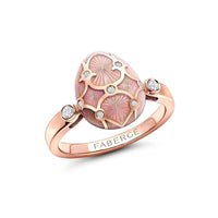 Fabergé Heritage Guilloché Enamel Egg Ring (M)