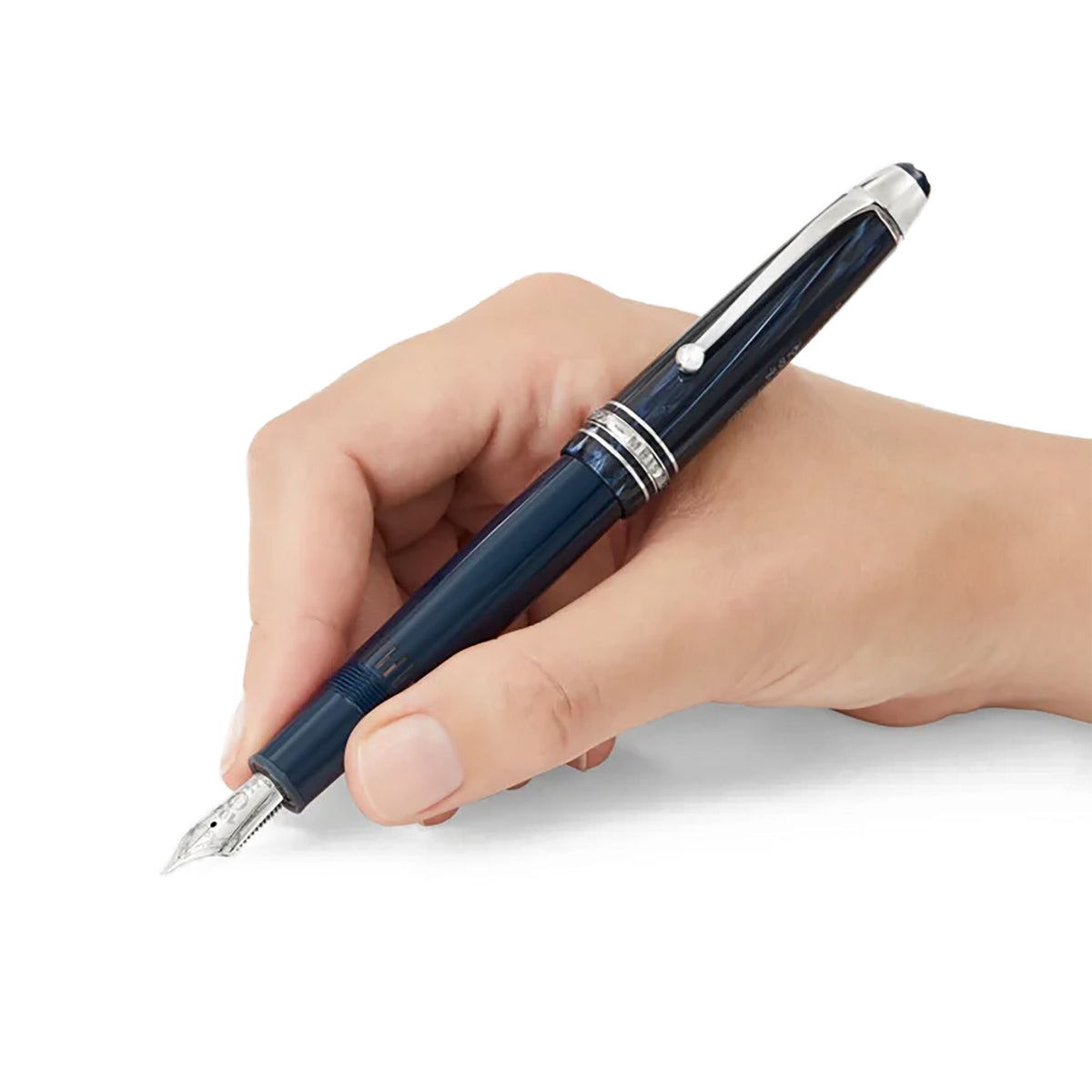 Montblanc Meisterstück Blue - The Origin Collection LeGrand Fountain Pen M - Michael Jones Jeweller