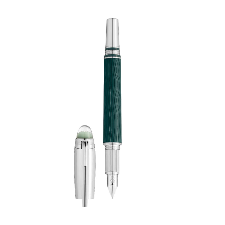 Montblanc Starwalker 132906 PolarGreen Metal Doue Fountain Pen