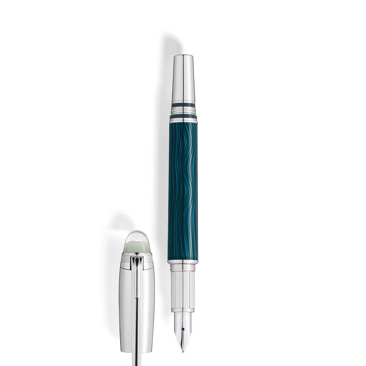 Montblanc StarWalker 132910 PolarGreen Metal Fountain Pen - Michael Jones Jeweller