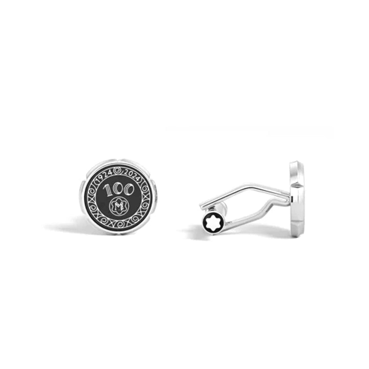 Montblanc Cufflinks Meisterstuck Nib Decor 100 Years Black - Michael Jones Jeweller