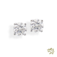 Windsor 0.51ct Diamond Platinum Earrings - Michael Jones Jeweller