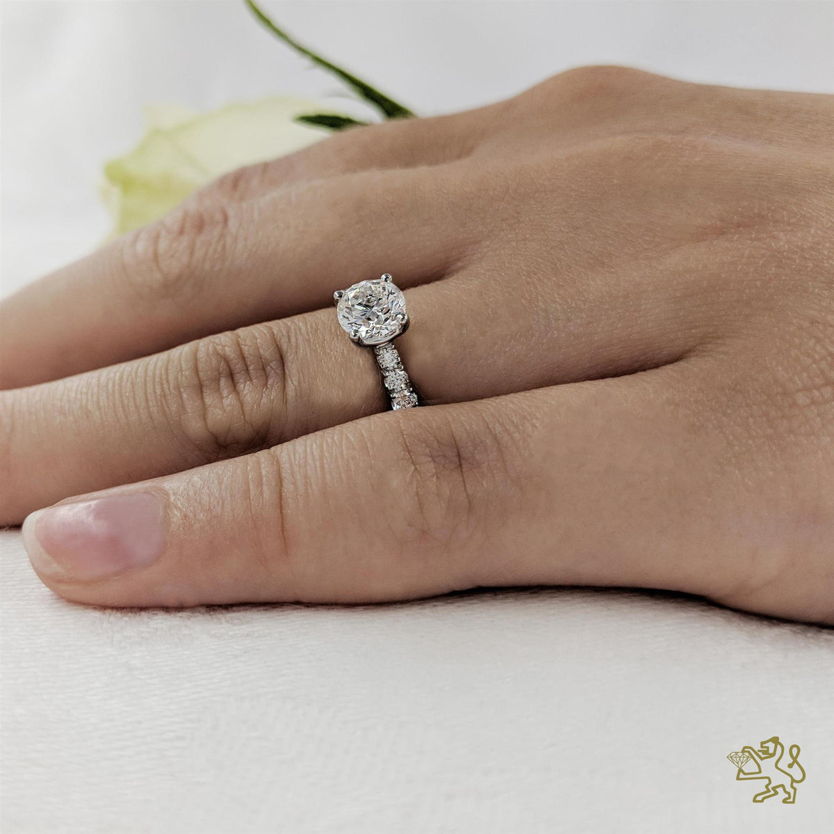 Skye Classic Round Solitaire 0.80ct G VS2 Diamond Platinum Ring - Michael Jones Jeweller
