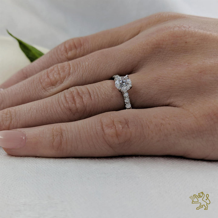 Skye Classic Round Solitaire 0.60ct G SI1 Diamond Platinum Ring